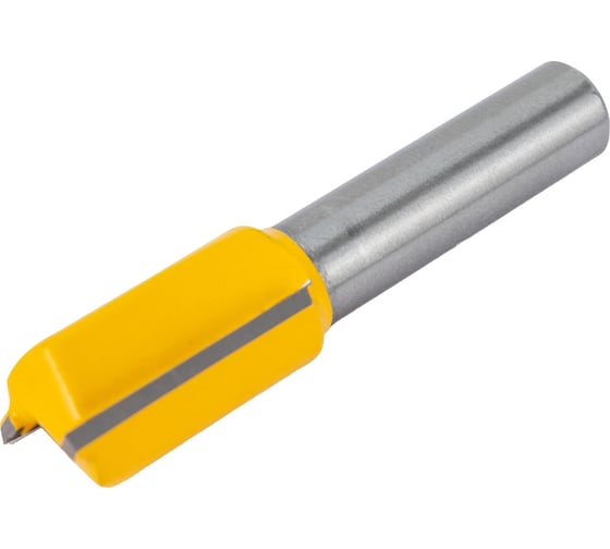 Фреза пазовая прямая D12 мм, H19 мм, хвостовик 8 мм Gigant GC-0054