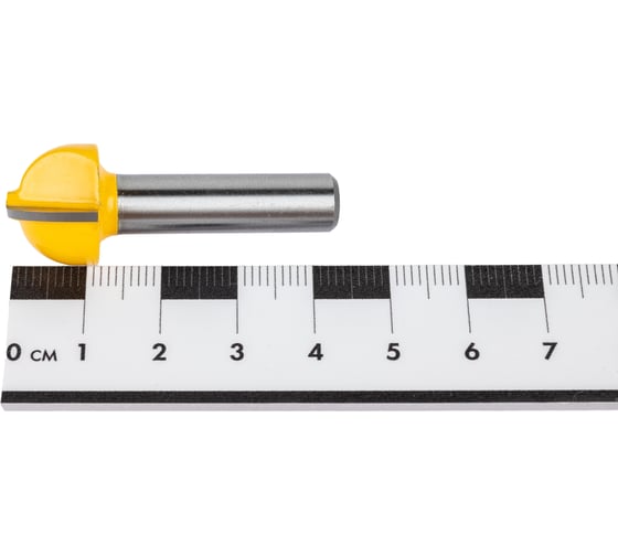 Фреза пазовая галтельная D19 мм, H13 мм R9.5 мм, хвостовик 8 мм Gigant GC-0039