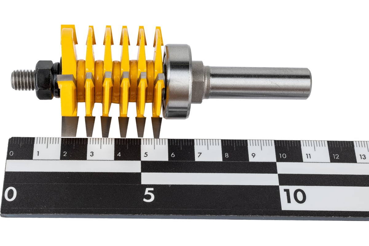 Фреза микрошиповая D42 мм, H38 мм, хвостовик 12 мм Gigant GC-0030 ...