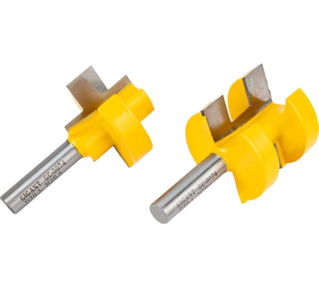 Набор фрез пазо-шиповых 2 шт, хвостовик 8 мм Gigant GC-0074