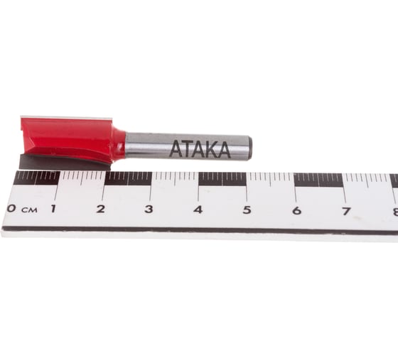Фреза пазовая прямая (12х6х20 мм) Атака 8142440