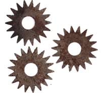 Набор шарошек-звездочек 50 шт, (А)50х(В)14х(С)2 мм, острозубая Чиптрейд 5014250