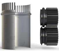 Ролики смежные (гофро+отбортовка) (зиг машина 140 и 160) Keepler-Stan 00-00000241