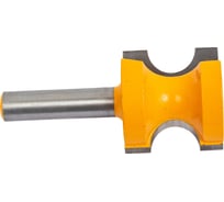 Фреза кромочная полустержневая (28.6х25 мм; R 6.35 мм; хвостовик 8 мм) по дереву Энкор 9312