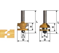 Набор фрез комбинированных рамочных (хвостовик 12 мм) Энкор 46537