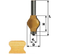 Фреза кромочная фигурная (32х38 мм; хвостовик 12 мм) Энкор 46417