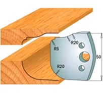 Нож профильный 50 мм для насадной фрезы 27 ROTIS 40069577
