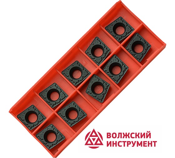 Пластина CCMT120412-TM HR8150 10 шт Волжский Инструмент 3503012 1
