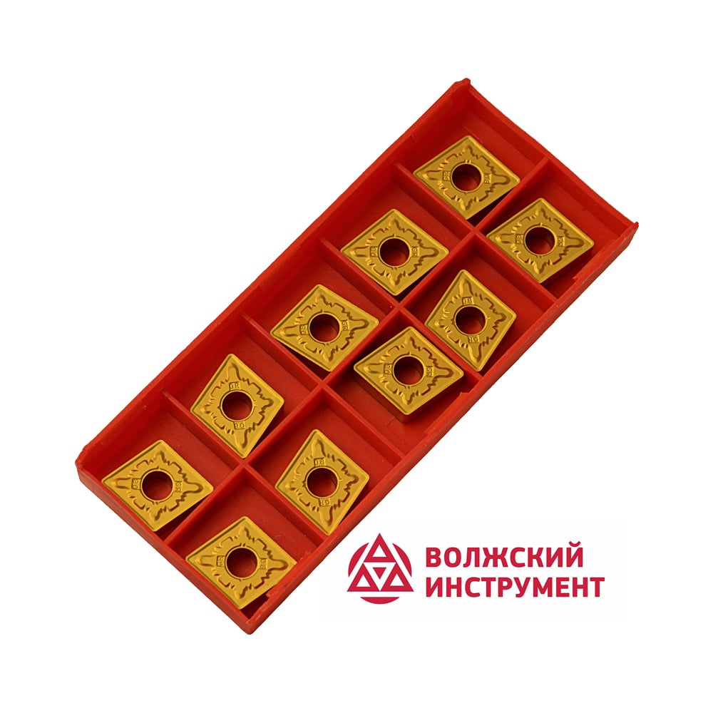 Пластина CNMG120408-GR HR8351 10 шт Волжский Инструмент 3503020 - выгодная  цена, отзывы, характеристики, фото - купить в Москве и РФ