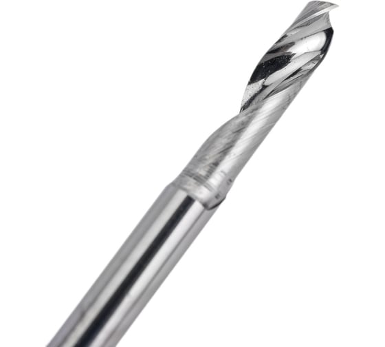 Фреза спиральная по алюминию Z1 (3.175x12x38 мм; S3.175 мм) ROTIS 138.311238AL1