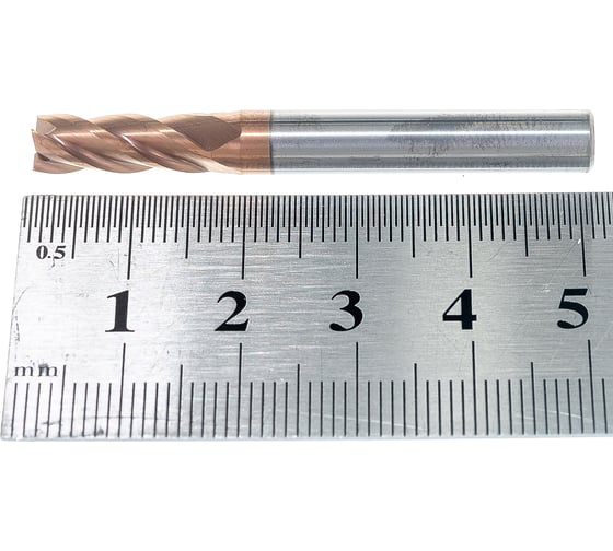 Фреза спиральная по стали Z4 (5.5x15x50 мм; S6 мм) ROTIS 143.0551550SL