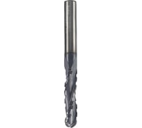 Фреза спиральная Z3 с полукруглым торцом (10x42x90 мм; S10 мм; AlTiN) ROTIS 135.104290RN