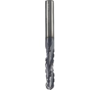 Фреза спиральная Z3 с полукруглым торцом (8x42x90 мм; S8 мм; AlTiN) 135.084290RN