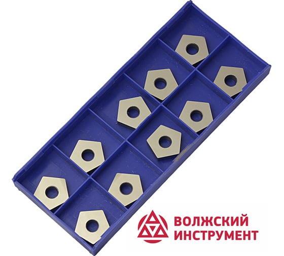 Пластина твердосплавная PNEA-110408 Т5К10 10 шт Волжский Инструмент 5904003