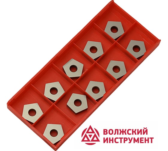 Пластина твердосплавная PNEA-110408 ВК8 10 шт Волжский Инструмент 3504001 1