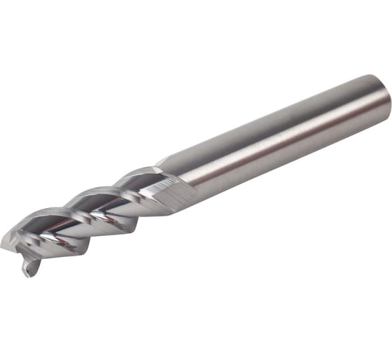 Фреза твердосплавная цилиндрическая 7х60 мм, без покрытия, HRC55, Z3 Debever Machining Solutions DB-S-FB07060Z3NC08
