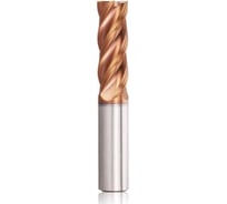 Концевая фреза OCT560 D10xR1x25xd10xL75 мм, Z 4, покрытие TiSiN, ТМ Tool OILCOOL OCT560-D10R1251075F4