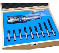 Головка расточная ф 50 мм, D расточки 10-70 мм, с хвостовиком КМ3, с комплектом резцов из 9-ти шт TORNERI Т020244