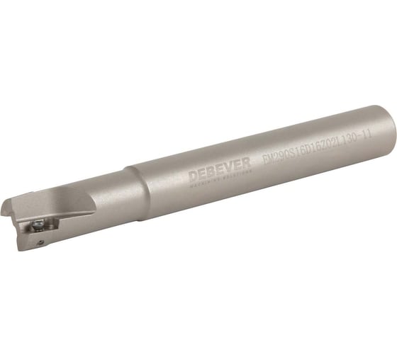 Фреза концевая Lобщ=130 мм, D=16 мм, dхв=16 мм, 90°, 2 кромки Debever Machining Solutions Standard DB-S-EM290S16D16Z02L130-11