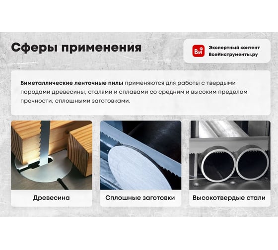 Ленточное полотно 2455x27x0.90 мм, 2/3 TPI, M51 VI-MENS т2455х27х0.90х2/3