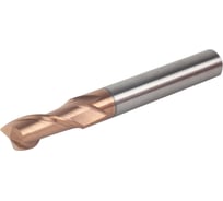 Фреза твердосплавная цилиндрическая, D=2.5 мм, TISIN, HRC55 Debever Machining Solutions DB-S-FB025050Z2TS06