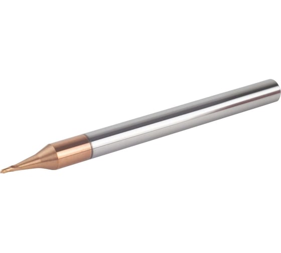 Фреза твердосплавная сферическая 0,9 мм, TISIN, HRC55 Debever Machining Solutions DB-S-SMB009050Z2TS04