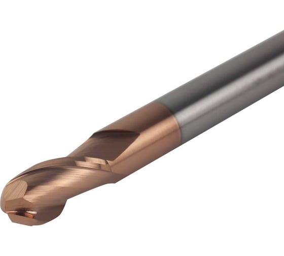 Фреза твердосплавная сферическая 6 мм, TISIN, HRC55 Debever Machining Solutions DB-S-SLB06150Z2TS06