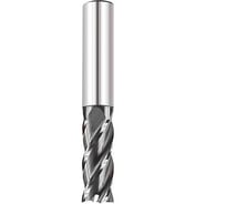 Фреза спиральная HSS по стали без покрытия, Z4, 10x22x72 мм, S=10 ROTIS 143.1022721SLP