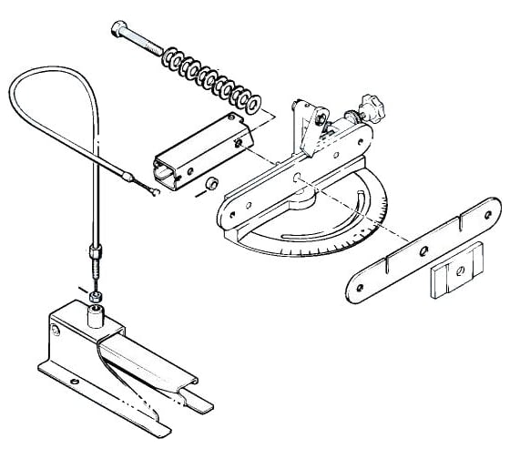 Ножное натяжное устройство для USG Stihl 52030071003 1