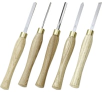 Набор резцов из быстрорежущей стали 5 шт по дереву Proxxon PR- 27023