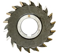 Фреза дисковая трехсторонняя (80х14х27 мм; тип 2; Z=2х9; HSS 6542; DIN 885) ИНСТУЛС 00001256846