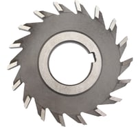 Фреза дисковая трехсторонняя (80х10х27 мм; тип 1; Z=18; HSS 6542; DIN 885) ИНСТУЛС 00001179351