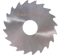 Фреза отрезная (80х1.0х22 мм; Р6М5; т3; Z=20; 6542 DIN 1837) ИНСТУЛС 00001284774