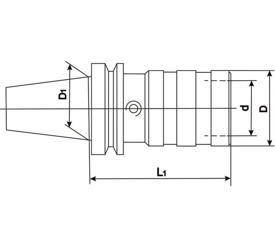 Патрон резьбонарезной с осевой компенсацией серия Standard BT40, M11-M36 Debever Machining Solutions DB-S-BT40TCLC36