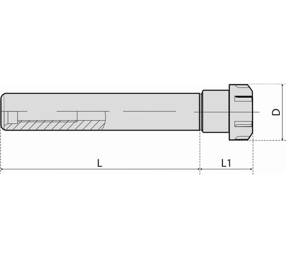 Патрон цанговый серия Standard C40-ER25-100 Debever Machining Solutions DB-S-SSC40ER25UM100