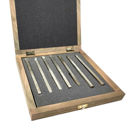 Набор автоматных резцов (7 шт; 8x8х150 мм; Р6М5) MetalMaster 18976 1