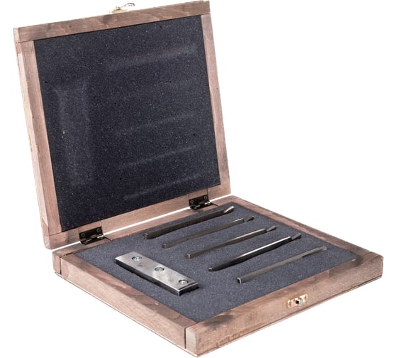 Набор отрезных пластинчатых резцов (5 шт; 4x18x125 мм; Р6М5) MetalMaster 18977