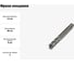Фреза концевая 1.5x4х5x50 мм, ц/х, 3F, Ta-C (AL) DESKAR 00-00046210 3