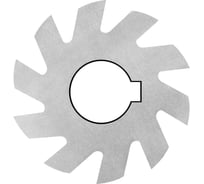 Фреза вогнутая 63x18x22 мм, R5.0 мм, Р6М5, Z=12 CNIC 14318