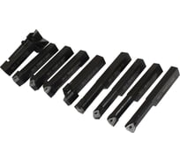 Набор резцов 16x16 мм, 9 шт с мех. крепл. тв. сплавных пластин ВК8 YG8 CNIC 74359