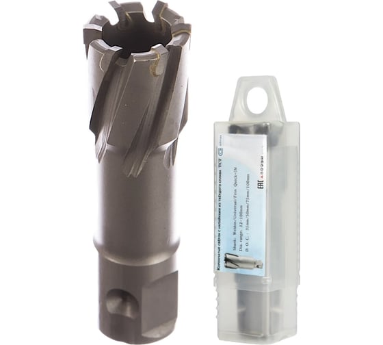 Фреза твердосплавная кольцевая по металлу ТСТ 16х50 мм EDMAS DNTC-16*50 1