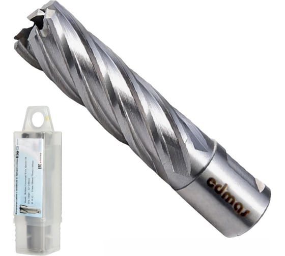 Фреза твердосплавная кольцевая по металлу HSS 28x50 мм EDMAS DNHC-28*50 1