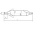 Сверло центровочное GEEFUN Form A90 VHM TiALN 6,3x8x75x16 10 459 028 2