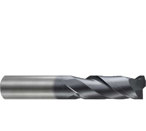 Фреза концевая 3x4x8x50 мм, 2Z, твердосплавная, укороченная, Alpha-Gx New Century G9I60030N