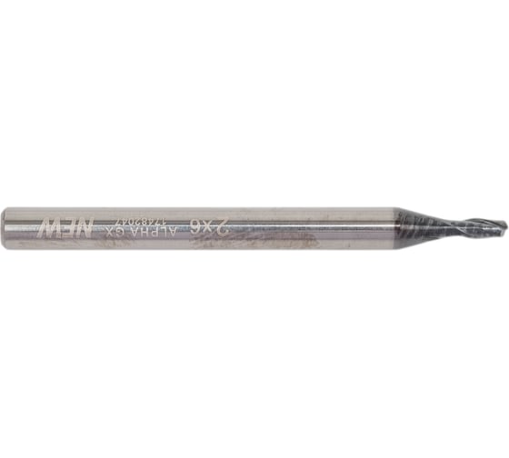 Фреза концевая 2x4x3(6)x45 мм, Z2, твердосплавная, Alpha-GX New Century G9I64020060N 1