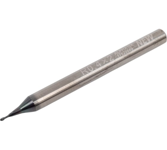 Фреза концевая 0.8x4x0.8(2)x45 мм, Z2, твердосплавная, Alpha-GX New Century G9I68008020N