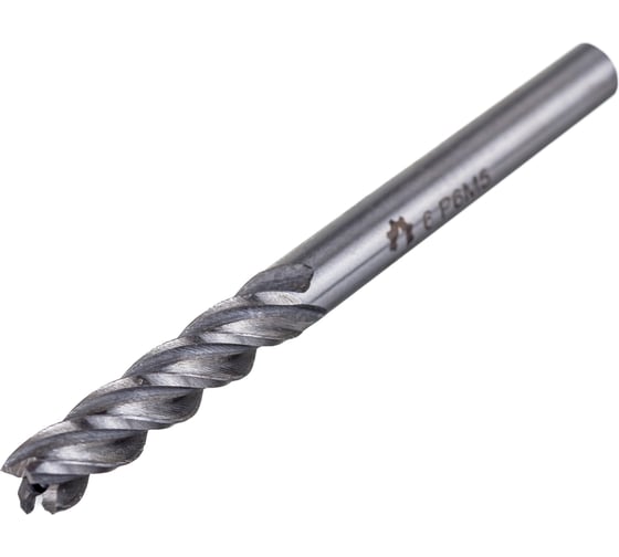 Фреза концевая (6х24х68 мм; Z4; удл. ц/х; Р6М5 M2) WOLFSTAR mc10604