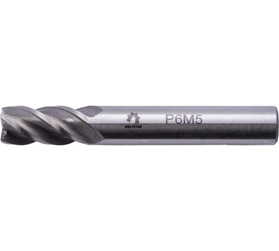 Фреза концевая (25х45х121 мм; Z4; ц/х; Р6М5 M2) WOLFSTAR mс02504 1