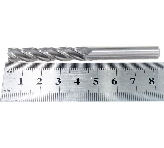 Фреза концевая (8х38х82 мм; Z4; удл. ц/х; Р6М5 M2) WOLFSTAR mc10804