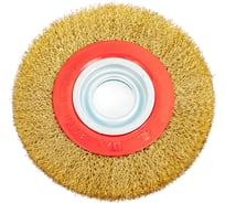 Щетка зачистная дисковая 150x18x32 мм, латунированная, с перех. втулками 93150 CNIC 24611